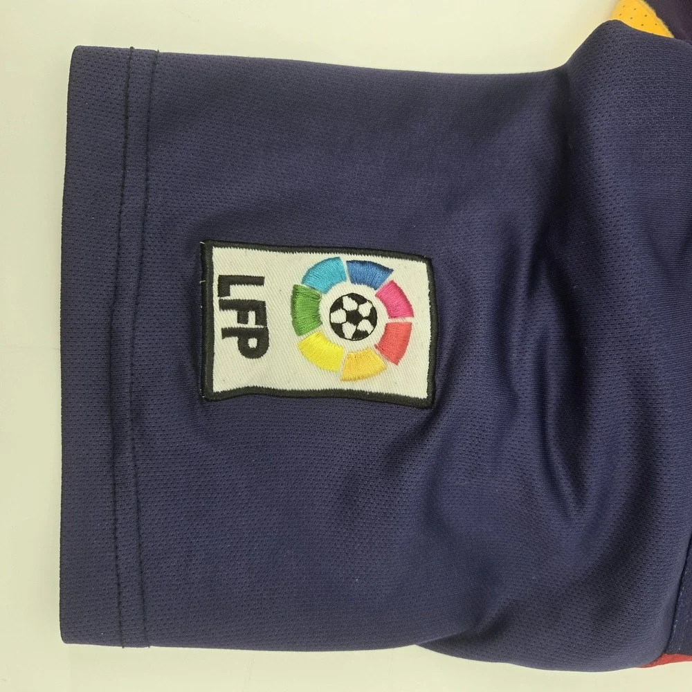 Barcelona FC 2015 2016 Home Football Shirt Soccer Jersey #10 Messi Nike Small